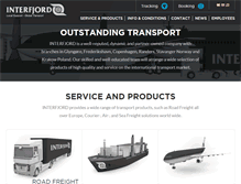 Tablet Screenshot of interfjord.com